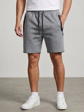 Brooklyn Cloth Co. Tech Fleece Jogger Shorts Grey Heather